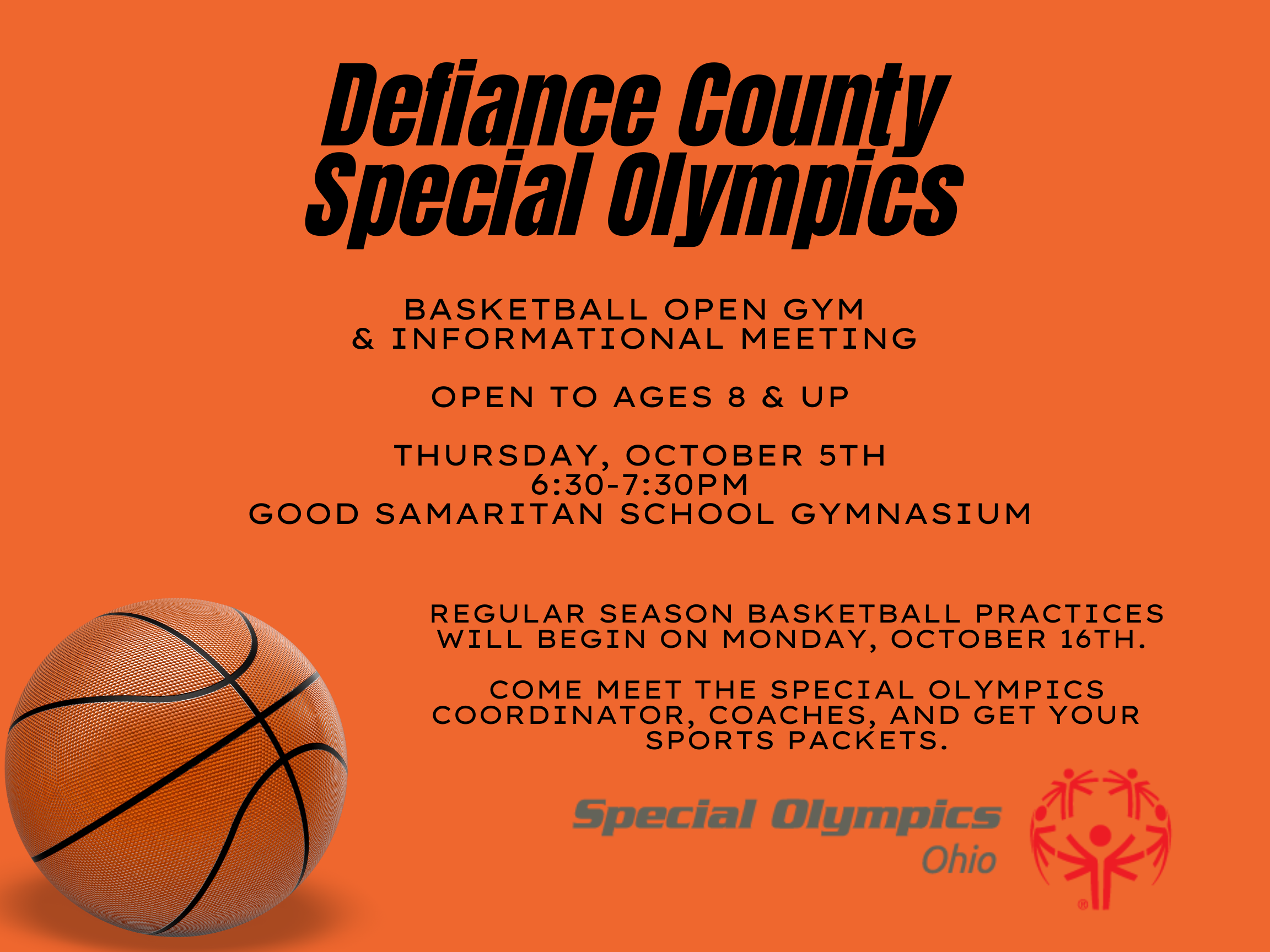S.O. Basketball Open Gym